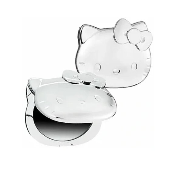 RARE Sephora Hello Kitty Limited Edition Silver Compact Mirror 2011 NIB - Picture 1 of 7